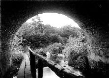 Eisenbahnbrücke im Wockertal um 1915